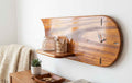 Reloj de Pared Flecha Curva con Estante