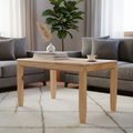 Mesa Ratona Elevable de Madera con Baúl