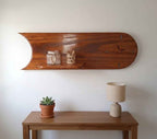 Reloj de Pared Flecha Curva con Estante