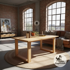 Mesa Ratona Industrial en Eucalipto