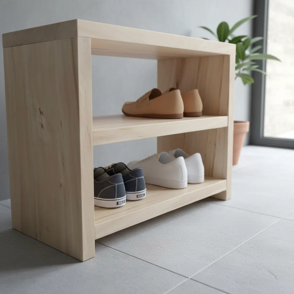 Zapatera Pocket en Madera de Álamo