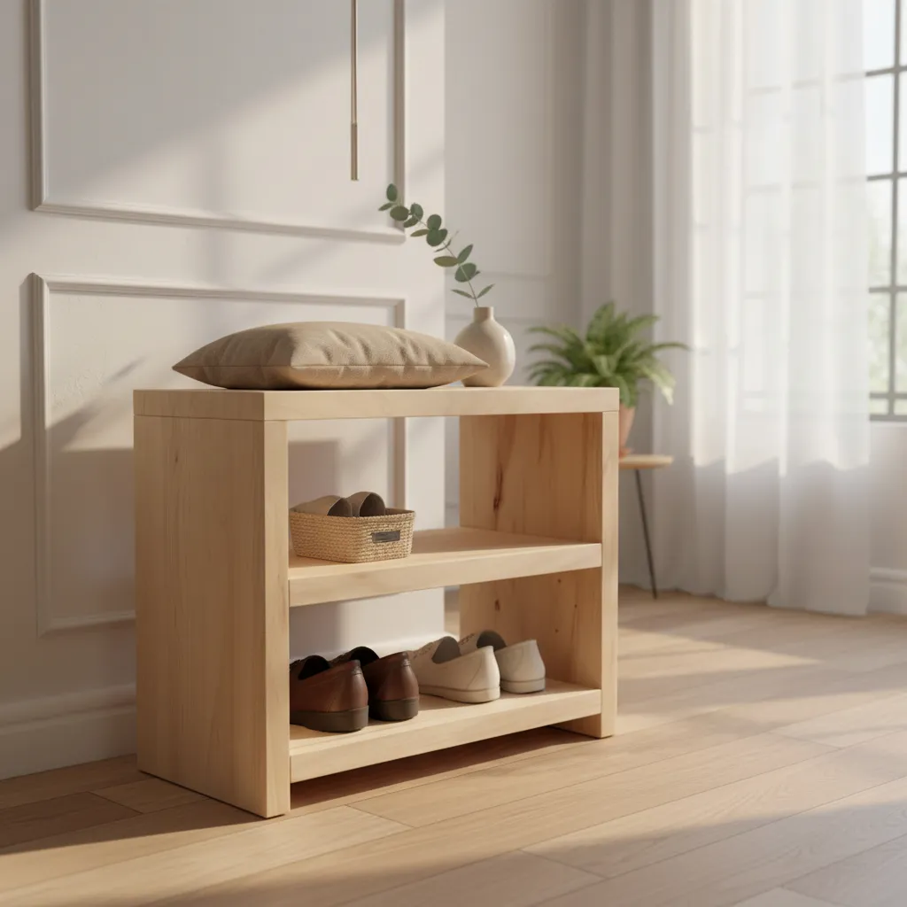 Zapatera Pocket en Madera de Álamo