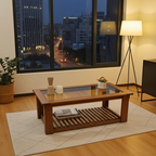 Mesa Ratona con Vidrio