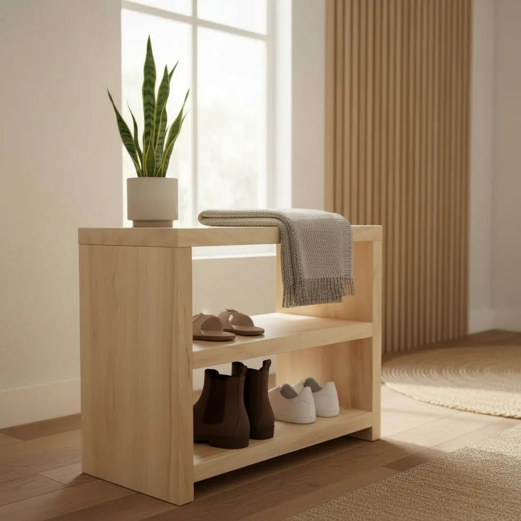 Zapatera Pocket en Madera de Álamo