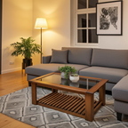 Mesa Ratona con Vidrio