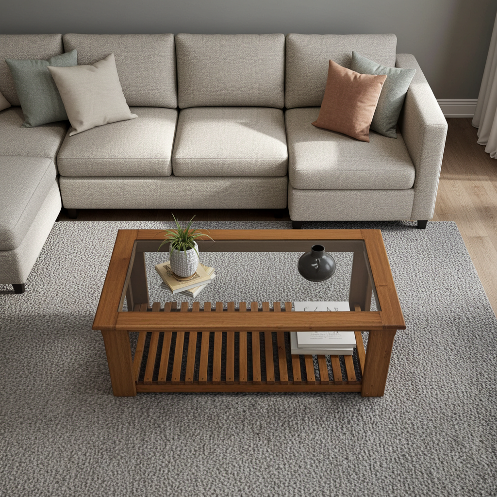 Mesa Ratona con Vidrio