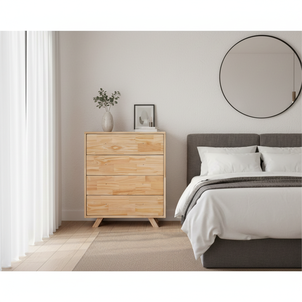 Cajonera Comoda Bloom con 4 Cajones