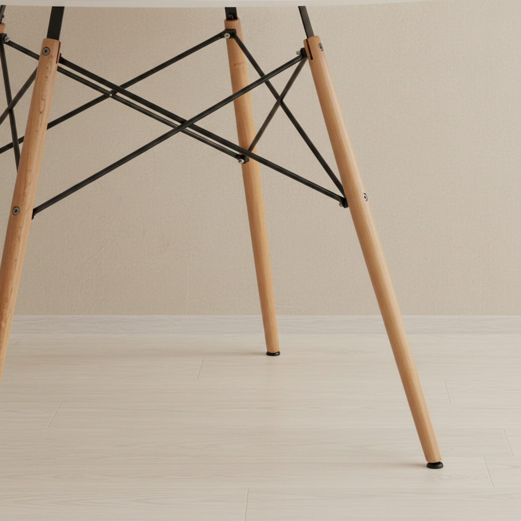 Mesa Eames Circular Negra