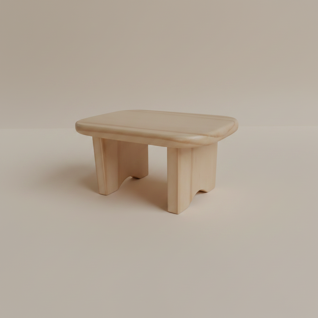 Taburete Minimal Rectangular