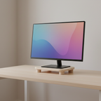 Soporte para Monitor en Madera Rectangular