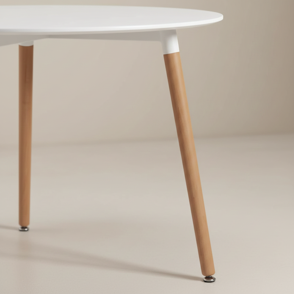 Mesa Milan Circular Blanca