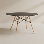 Mesa Eames Circular Negra